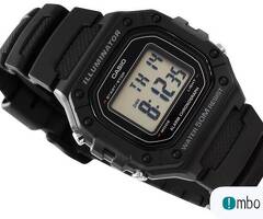 CASIO ZEGAREK MĘSKI CASIO W-218H-1AVEF, kolor czarny, wodood